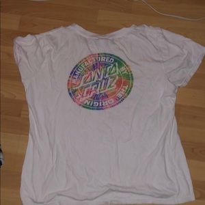 santa cruz t shirt white